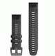 QuickFit® 22 Watch Bands Graphite Silicone- 010-13280-09 - Garmin